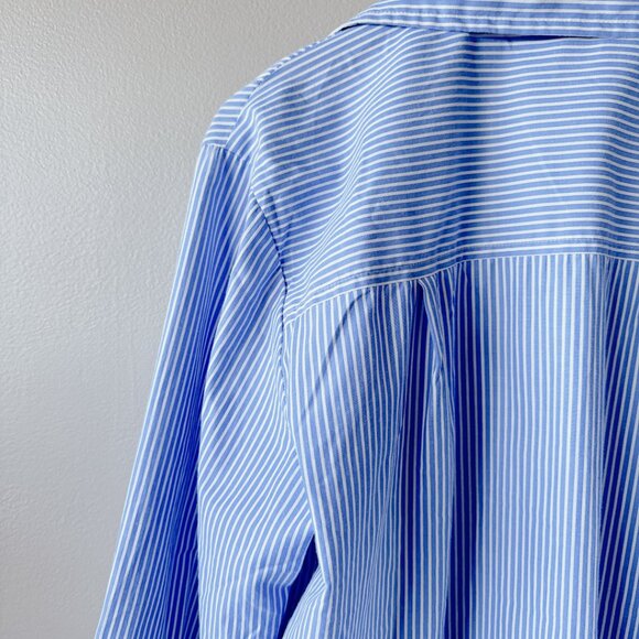 Japna blue stripe button down shit medium - Picture 13 of 16